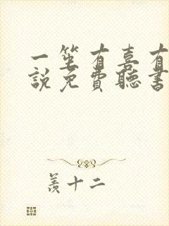 一笙有喜有声小说免费听书