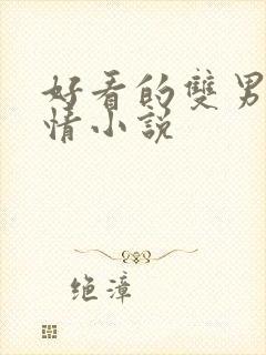 好看的双男主言情小说