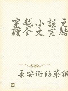 穿越小说免费阅读全文完结