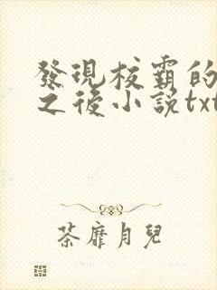 发现校霸的秘密之后小说txt