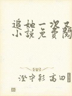 追她一次又一次小说免费阅读全文