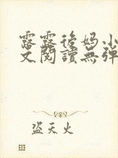 露露后妈小说全文阅读无弹窗笔趣阁