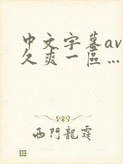 中文字幕av久久爽一区…