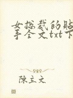 女总裁的贴身高手全文txt下载