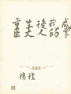 重生后我成了权臣大人的掌中娇