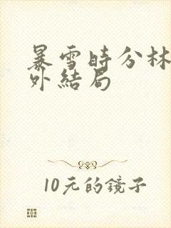 暴雪时分林霖番外结局