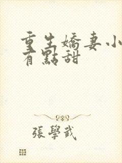 重生娇妻小军嫂有点甜