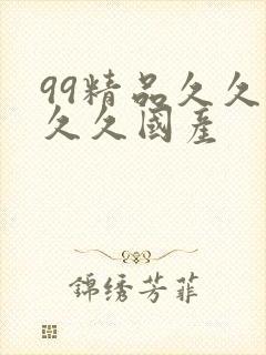 99精品久久久久久国产