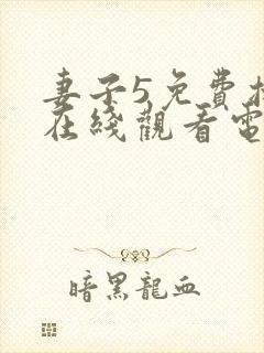 妻子5免费播放在线观看电视剧韩剧