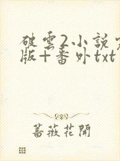 破云2小说完整版+番外txt封面