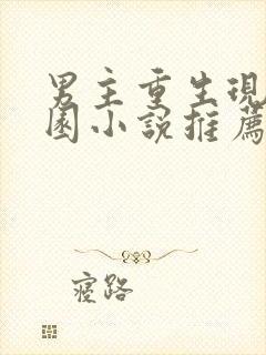 男主重生现代校园小说推荐