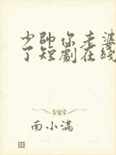 少帅你老婆又跑了短剧在线