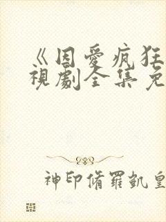 《因爱疯狂》电视剧全集免费观看封面