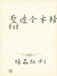 圣墟全本精校版txt封面