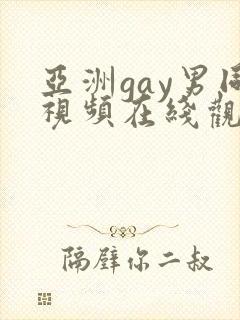 亚洲gay男同视频在线观看