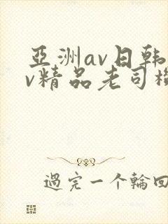 亚洲av日韩av精品老司机
