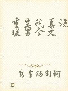 重生我真没想当暖男全文