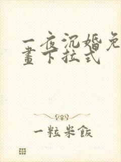 一夜沉婚免费漫画下拉式封面