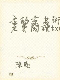 夜的命名术小说免费阅读txt下载