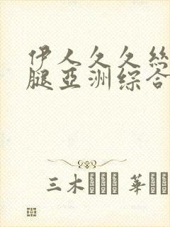 伊人久久丝袜美腿亚洲综合