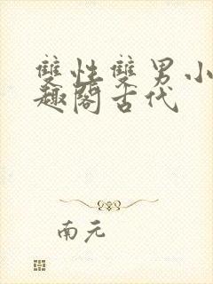 双性双男小说笔趣阁古代封面