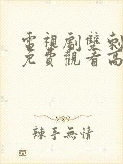 电视剧双刺全集免费观看高清