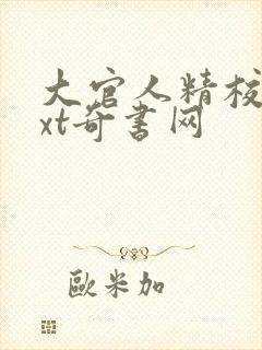 大官人精校版txt奇书网