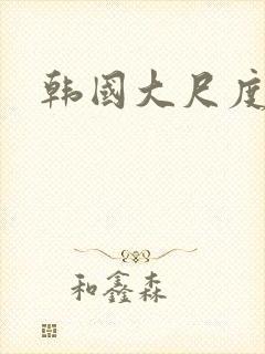 韩国大尺度av