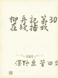 柳舟记第30集在线播放