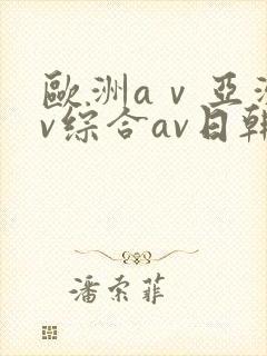 欧洲aⅴ亚洲av综合av日韩av