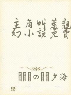 主角叫叶观的玄幻小说免费阅读封面