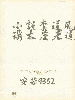 小说李道风江雪瑶太虚老道是哪个小说封面