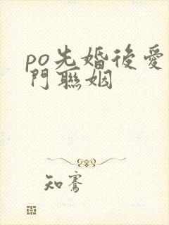 po先婚后爱豪门联姻