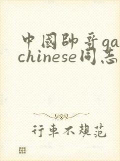 中国帅哥gaychinese同志