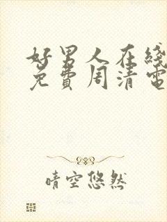 好男人在线观看免费周清电视剧全集