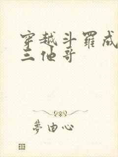 穿越斗罗成为唐三他哥封面