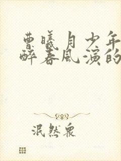 曹曦月少年白马醉春风演的谁