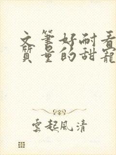 文笔好耐看的高质量的甜宠文封面