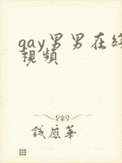 gay男男在线视频