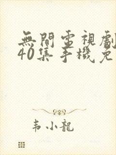 无间电视剧全集40集手机免费观看