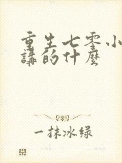 重生七零小辣媳讲的什么