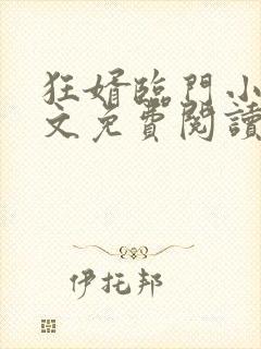 狂婿临门小说全文免费阅读