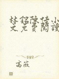 林铭陈佳小说全文免费阅读笔趣阁下载