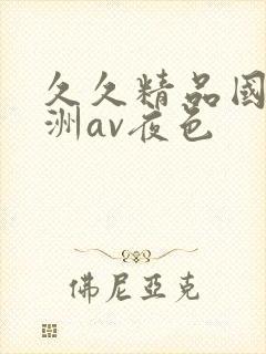 久久精品国产亚洲av夜色封面