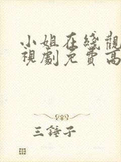 小姐在线观看电视剧免费高清全集封面