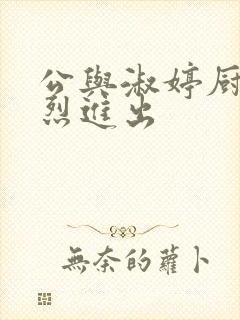 公与淑婷厨房猛烈进出