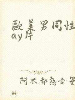 欧美男同性恋gay片
