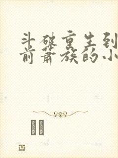 斗破重生到千年前萧族的小说