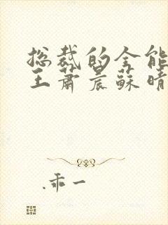 总裁的全能型兵王萧晨苏晴封面