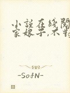 小说在线阅读我家娘子,不对劲